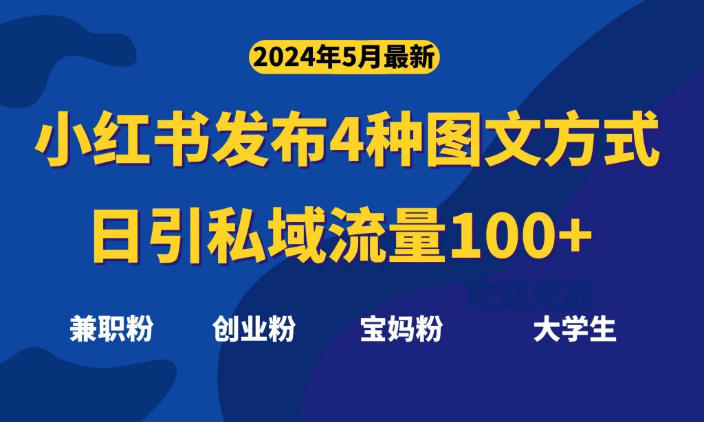 （10677期）最新小红书发布这四种图文，日引私域流量100+不成问题，-云动网创-专注网络创业项目推广与实战，致力于打造一个高质量的网络创业搞钱圈子。