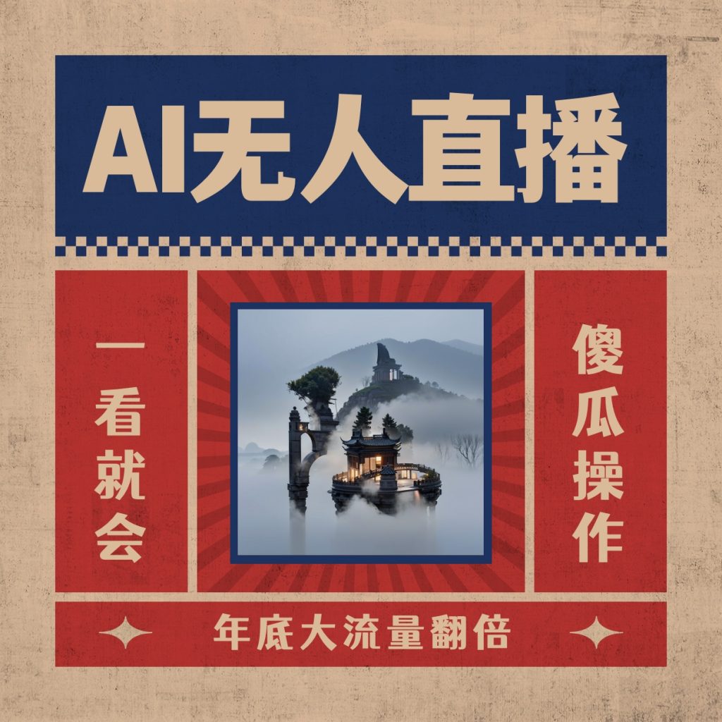 AI无人直播一看就会，日入1000+无需真人出镜，小白迅速上手开播，下播就…-云动网创-专注网络创业项目推广与实战，致力于打造一个高质量的网络创业搞钱圈子。