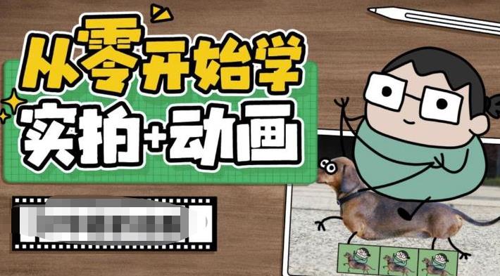 从零开始学实拍加动画，实拍加动画创意教程（49节视频课）-云动网创-专注网络创业项目推广与实战，致力于打造一个高质量的网络创业搞钱圈子。