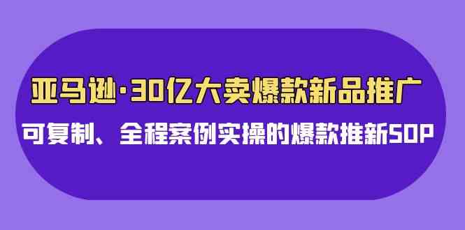 （9944期）亚马逊30亿·大卖爆款新品推广，可复制、全程案例实操的爆款推新SOP-云动网创-专注网络创业项目推广与实战，致力于打造一个高质量的网络创业搞钱圈子。