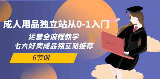 成人用品独立站从0-1入门，运营全流程教学，七大好卖成品独立站推荐（6节课）-云动网创-专注网络创业项目推广与实战，致力于打造一个高质量的网络创业搞钱圈子。