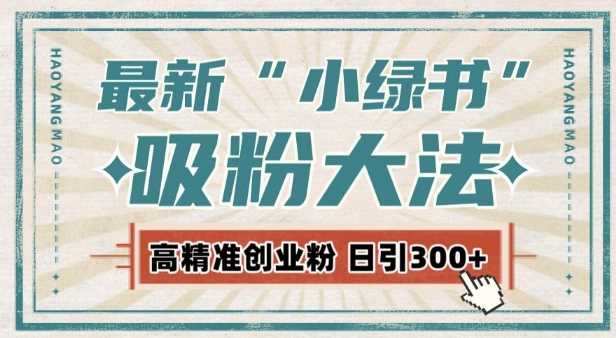 最新自动化“吸粉术”，小绿书激活私域流量，每日轻松吸引300+高质精准粉!-云动网创-专注网络创业项目推广与实战，致力于打造一个高质量的网络创业搞钱圈子。