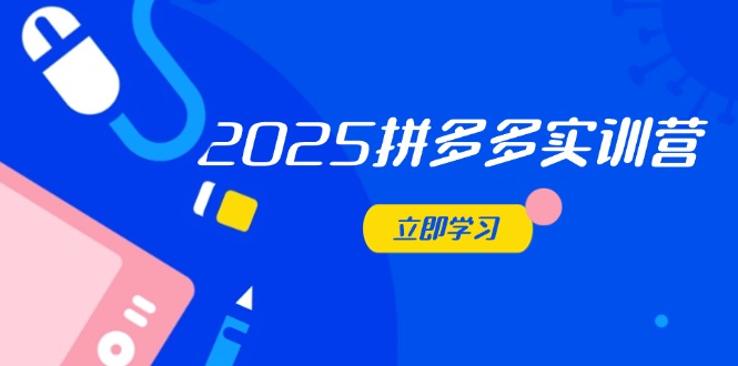 2025拼多多实训营：深度剖析运营关键，助力电商人快速提升-云动网创-专注网络创业项目推广与实战，致力于打造一个高质量的网络创业搞钱圈子。