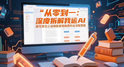 从零到一：深度拆解我运用AI撰写爽文小说挣取首笔稿费的全流程思路-云动网创-专注网络创业项目推广与实战，致力于打造一个高质量的网络创业搞钱圈子。