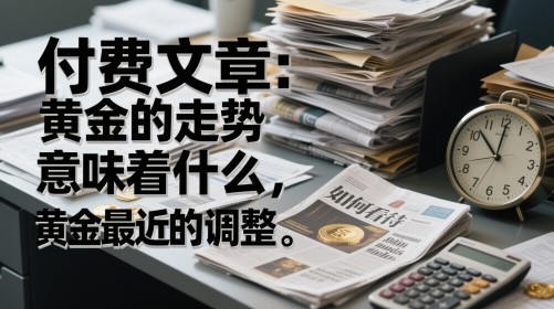 付费文章：黄金的走势意味着什么，如何看待黄金最近的调整-云动网创-专注网络创业项目推广与实战，致力于打造一个高质量的网络创业搞钱圈子。