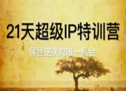 21天超级IP特训营，屌丝逆袭的唯一机会-云动网创-专注网络创业项目推广与实战，致力于打造一个高质量的网络创业搞钱圈子。