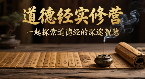 道德经实修营，一起探索道德经的深邃智慧-云动网创-专注网络创业项目推广与实战，致力于打造一个高质量的网络创业搞钱圈子。