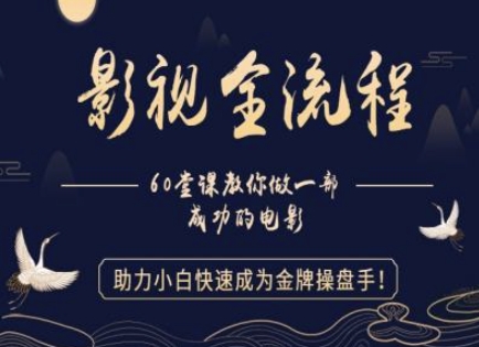 【影视全流程】教你做一部成功的电影，助力小白快速成为金牌操盘手-云动网创-专注网络创业项目推广与实战，致力于打造一个高质量的网络创业搞钱圈子。