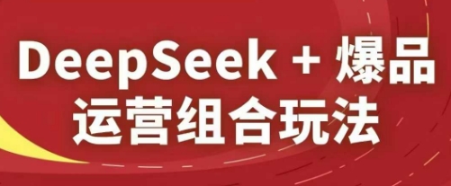 DeepSeek+爆品运营组合玩法，2025淘系精品课-云动网创-专注网络创业项目推广与实战，致力于打造一个高质量的网络创业搞钱圈子。