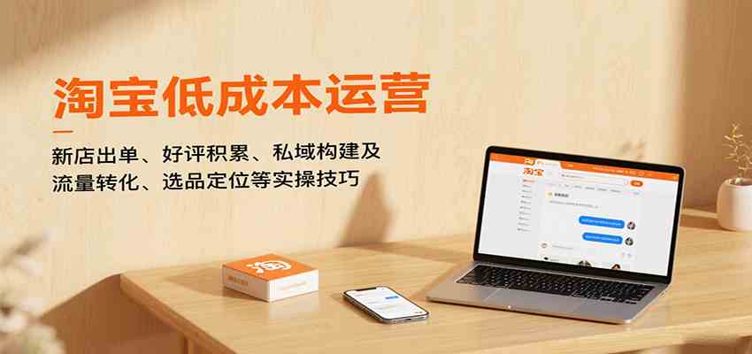 淘宝低成本运营，新店出单、好评积累、私域构建及流量转化、选品定位等实操技巧-云动网创-专注网络创业项目推广与实战，致力于打造一个高质量的网络创业搞钱圈子。