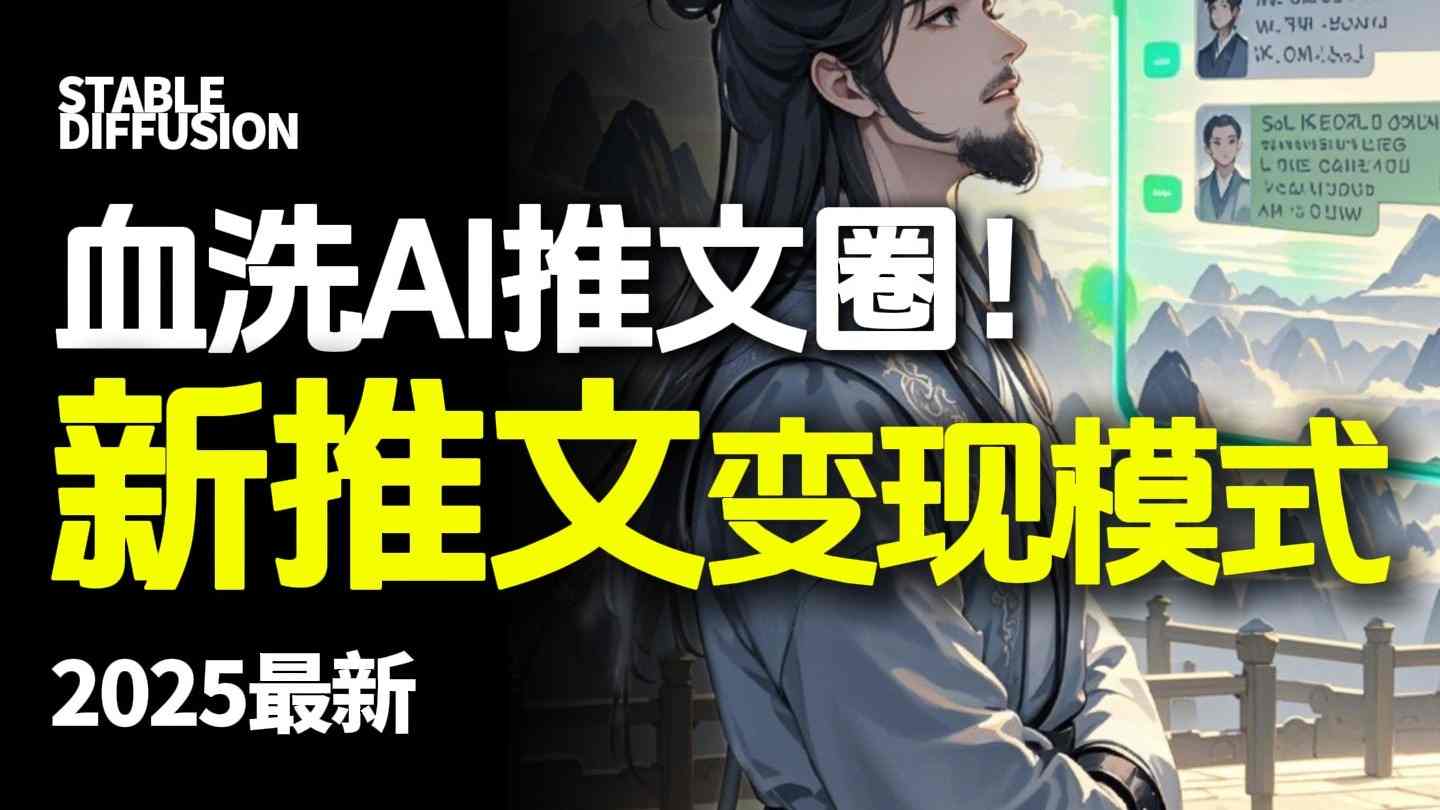 最新AI动态电影漫画小说推文，全流程实操教学，小白也能月入1W+-云动网创-专注网络创业项目推广与实战，致力于打造一个高质量的网络创业搞钱圈子。