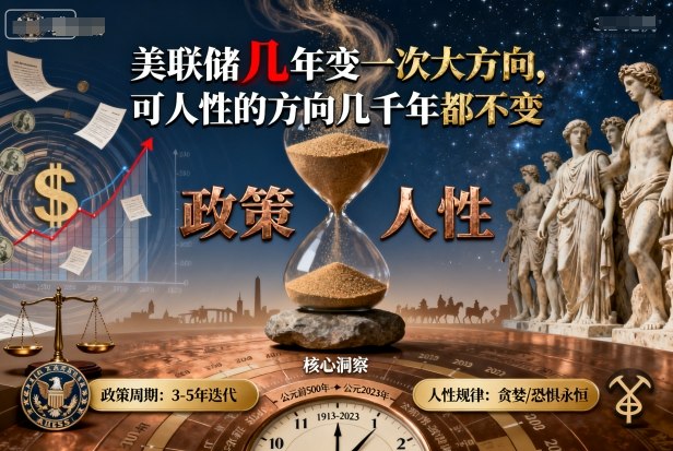 付费文章：美联储几年变一次大方向，可人性的方向几千年都不变-云动网创-专注网络创业项目推广与实战，致力于打造一个高质量的网络创业搞钱圈子。