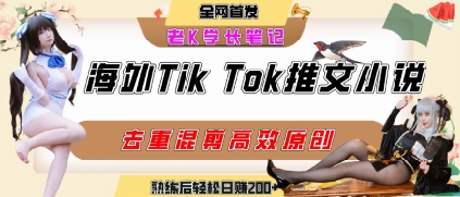 海外tiktok小说推文暴力项目，高停留率，高转化率，上手后一天搞顿饭钱不是问题-云动网创-专注网络创业项目推广与实战，致力于打造一个高质量的网络创业搞钱圈子。