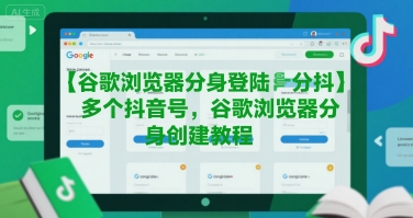 谷歌浏览器分身登陆多个抖音号，谷歌浏览器分身创建教程-云动网创-专注网络创业项目推广与实战，致力于打造一个高质量的网络创业搞钱圈子。