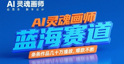AI灵魂画师，蓝海赛道，条条作品几十W播放，爆款不断-云动网创-专注网络创业项目推广与实战，致力于打造一个高质量的网络创业搞钱圈子。