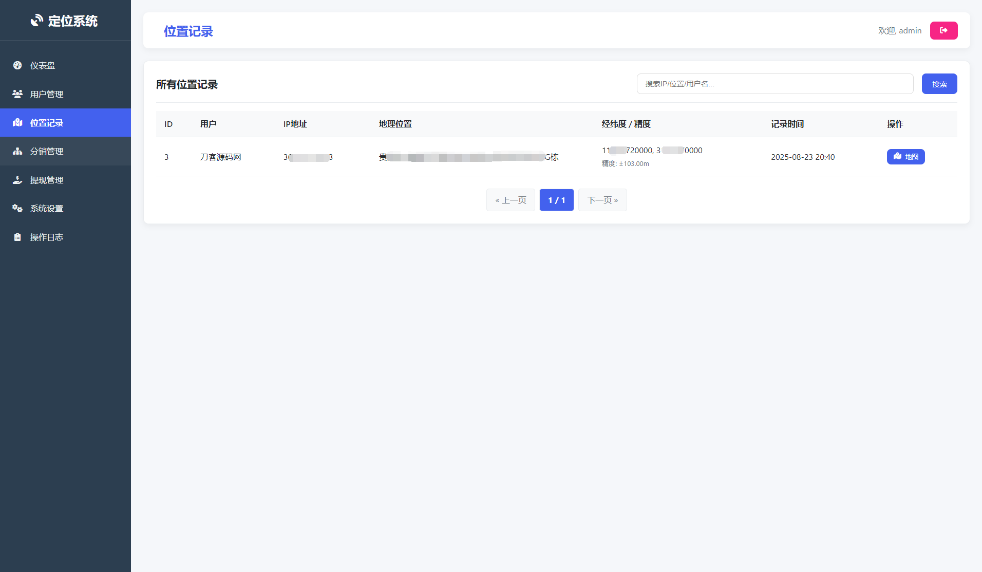 IP定位系统源码 二开版 新增分销功能-云动网创-专注网络创业项目推广与实战，致力于打造一个高质量的网络创业搞钱圈子。
