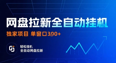 网盘拉新全自动挂G，独家项目，全自动运行完成拉新做任务，单窗口3张+【揭秘】-云动网创-专注网络创业项目推广与实战，致力于打造一个高质量的网络创业搞钱圈子。