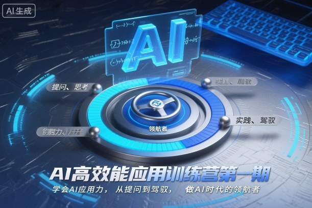 AI高效能应用训练营第一期，学会AI应用力，从提问到驾驭，做AI时代的领航者-云动网创-专注网络创业项目推广与实战，致力于打造一个高质量的网络创业搞钱圈子。