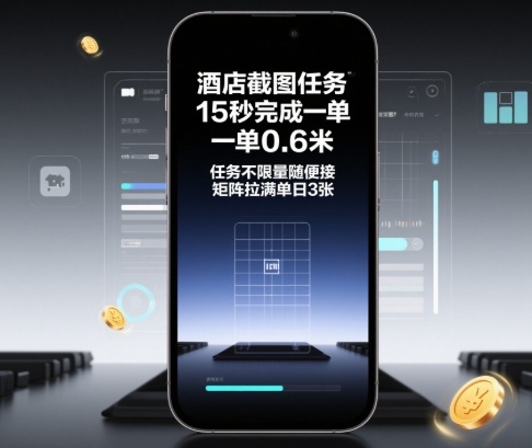 酒店截图任务，15秒完成一单，一单0.6米，任务不限量随便接，矩阵拉满单日3张【揭秘】-云动网创-专注网络创业项目推广与实战，致力于打造一个高质量的网络创业搞钱圈子。