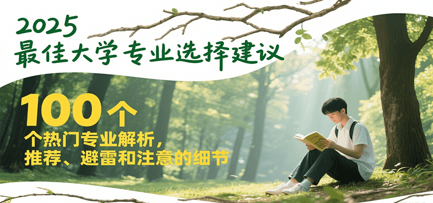 2025最佳大学专业选择建议，100个热门专业解析，推荐、避雷和注意的细节-云动网创-专注网络创业项目推广与实战，致力于打造一个高质量的网络创业搞钱圈子。